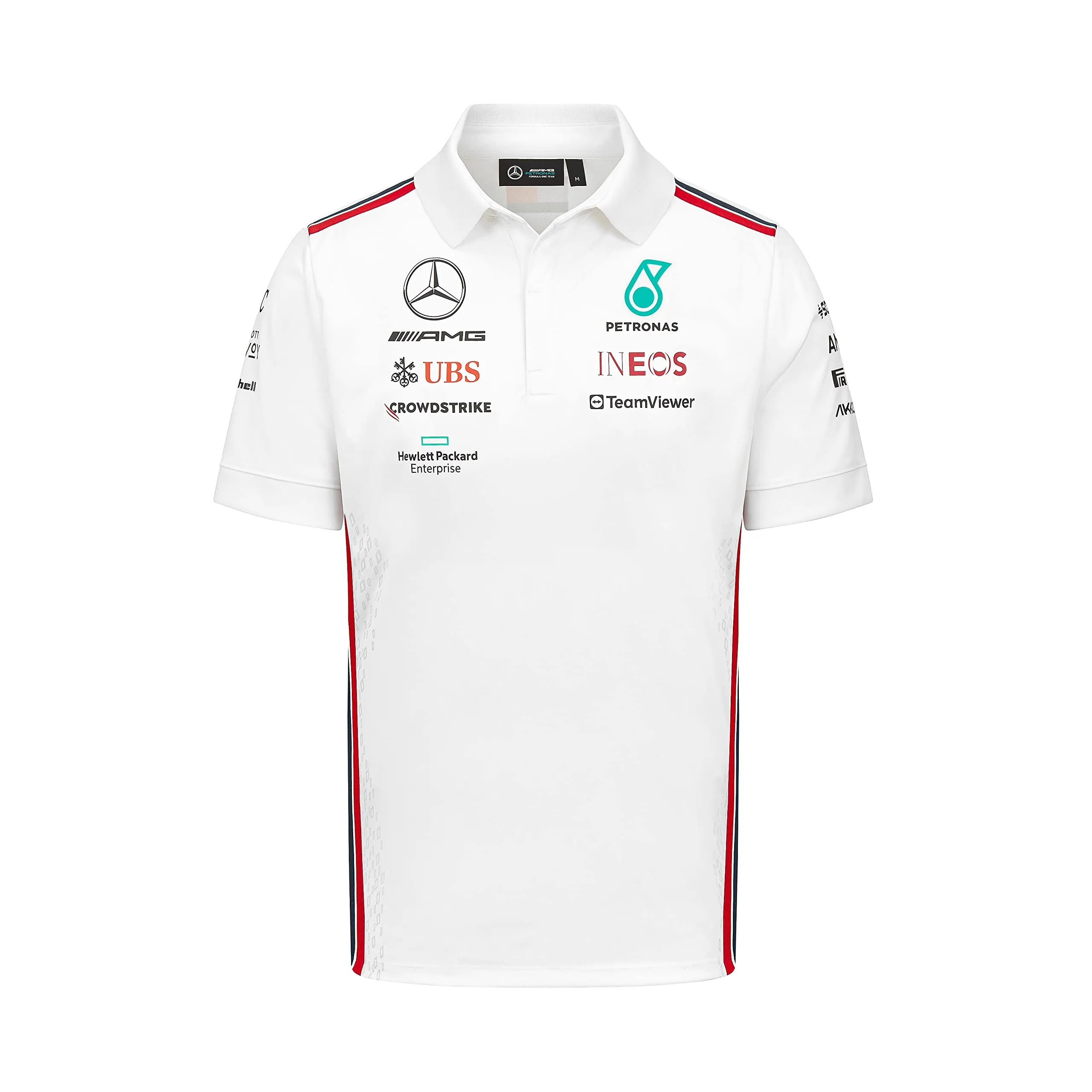 Mercedes AMG Petronas Formula One Team - 2023 Team Polo - White - Men - Size: S