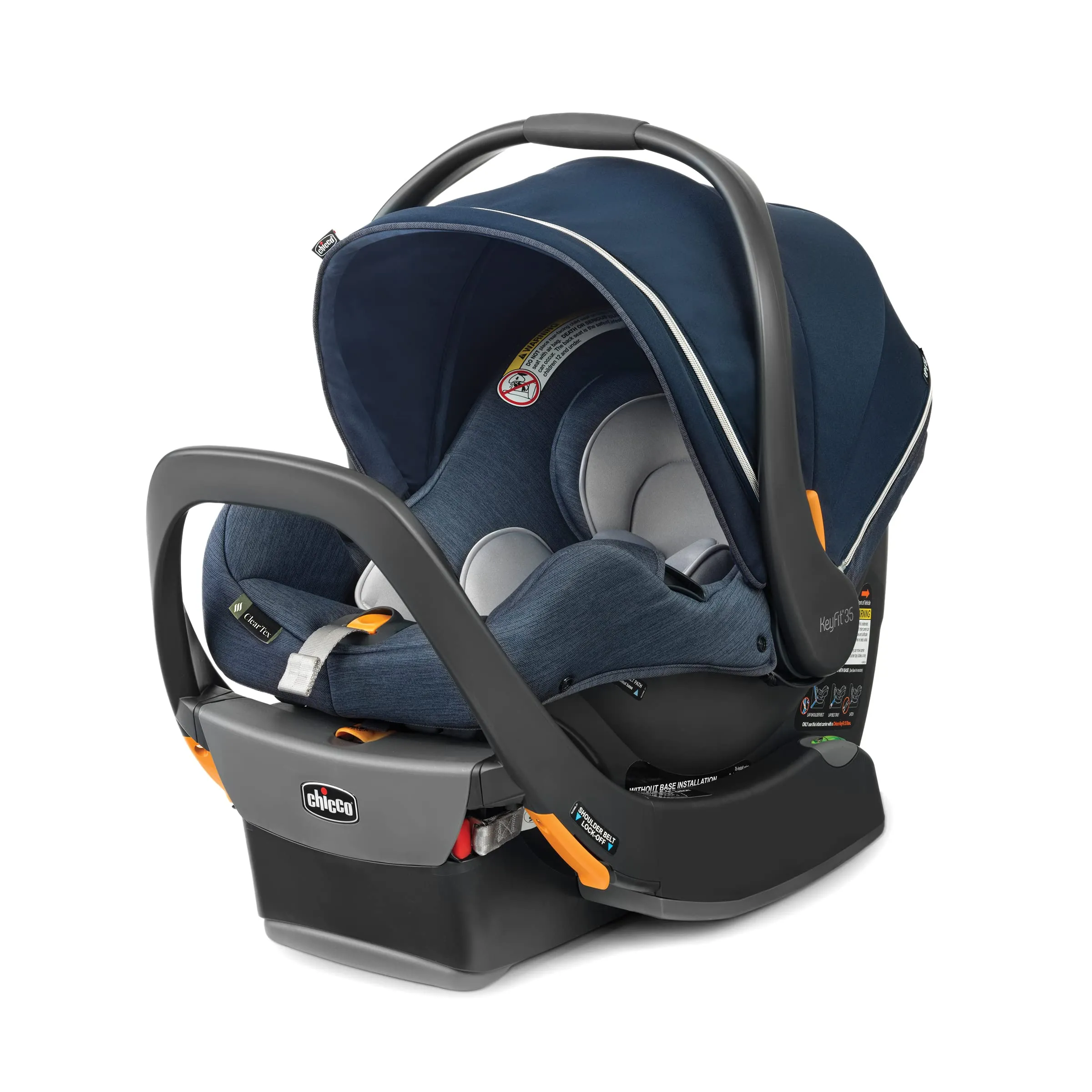 Chicco KeyFit 35 Zip Cleartex Infant Car Seat (Ash)