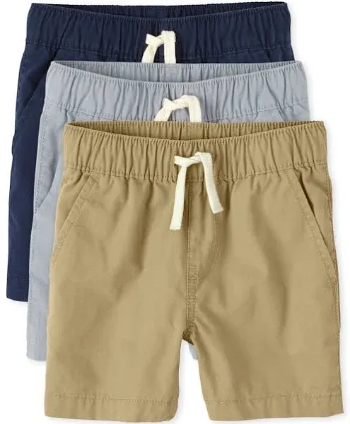 The Children&#039;s Place baby boys Pull On Jogger Shorts 3T, Multi Color 