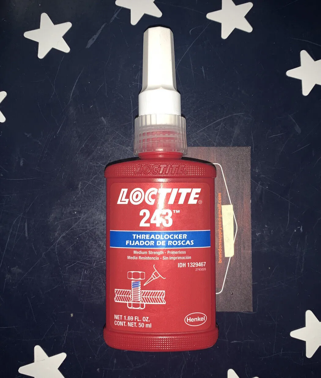 Loctite 243 50mL Blue Medium Strength Threadlocker   EXP 10/24   1 BOTTLE