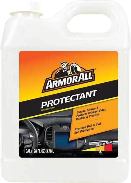 Armor All Original Protectant Spray, For Car, Consoles, 1 gal, Non-greasySpray, White (ARMAA10710AB) Each