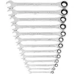 GearWrench 13 Piece SAE XL Ratcheting Combination Wrench Set 85199