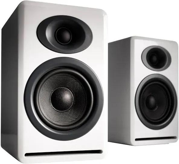 Audioengine P4 Passive Bookshelf Speakers (White)