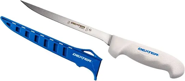 DEXTER 7" FLEXIBLE FILLET KNIFE, WITH EDGE GUARD