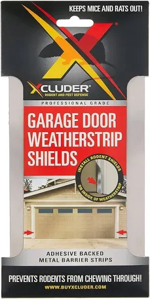 Xcluder Stainless Steel Garage Door Rodent Shield