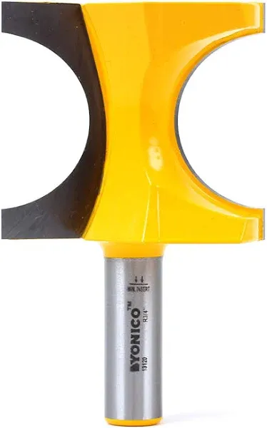 Durable 1/2 Inch Shank Router Bit - 1-1/2 Inch Bead Profile for Woodwork