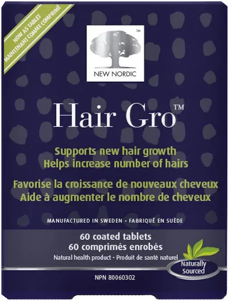 New Nordic - Hair Gro - 60 Capsules