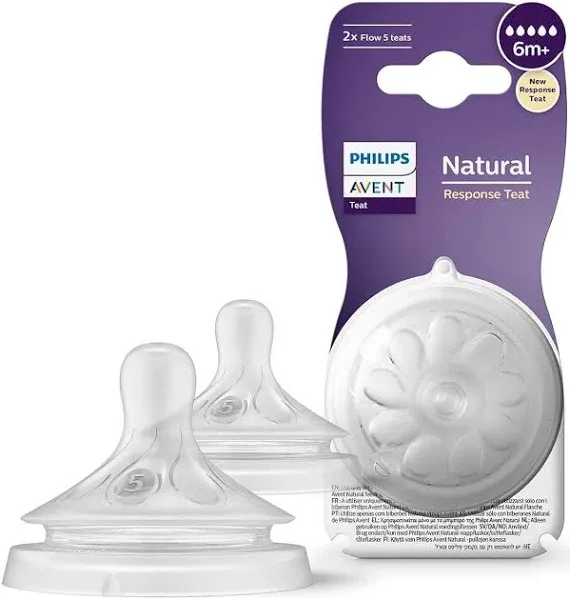 Philips Avent Natural Fast Flow Nipples, 2pk