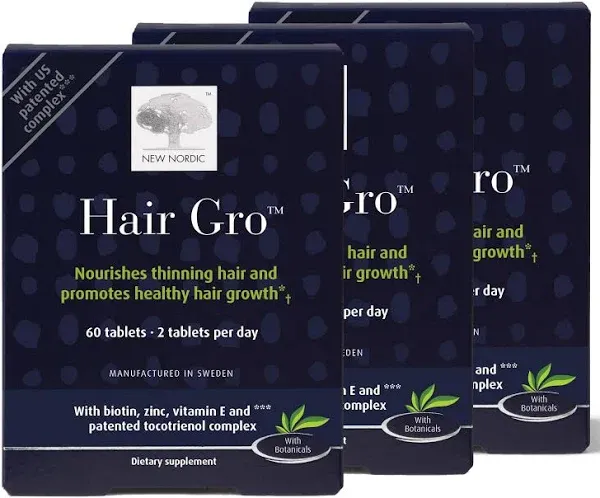 New Nordic - Hair Gro - 60 Capsules