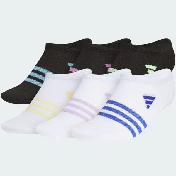 Adidas Kids Athletic Cushioned No- Show Socks