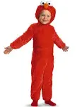 Elmo Toddler Halloween Costume Sesame Street Red Plush Jumpsuit Size Small 2T