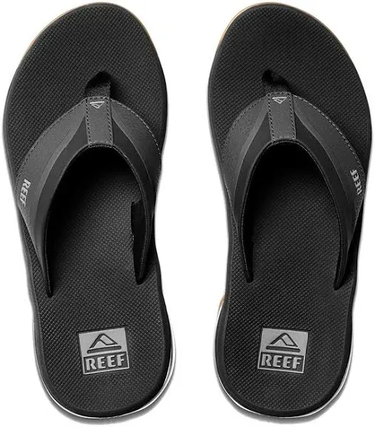 REEF Anchor Men's Beach Flip Flop, Water Friendly, Cushioning Heel Airbag