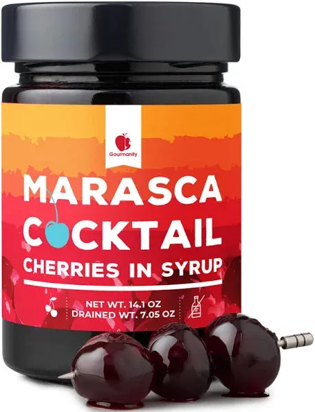 Gourmanity Cocktail Maraschino Cherries 14.1oz