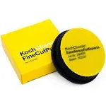 Koch-Chemie - Fine Cut Pad - Medium Abrasive Sponge for Removing Moderate Weathering & Scratches; Low Torsion Forces & High Stability; Long-Lasting Compression Hardness; Contours Easily (150mm x 23mm)