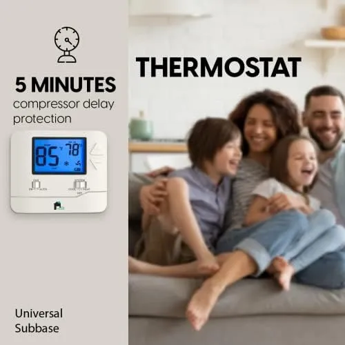 Non-Programmab<wbr/>le Thermostats for Home 1 Heat/1 Cool