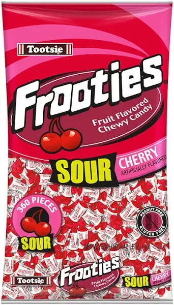 Tootsie Frooty Sour Cherry Chewy Candy