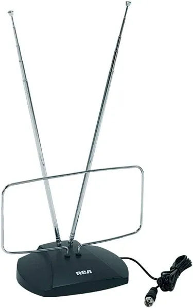 RCA Basic Indoor Antenna, Size: Computer, Black