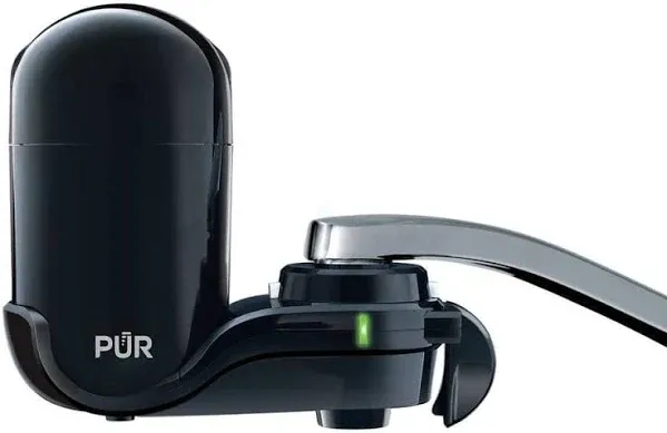 PUR Faucet Mount Water Filtration System, Vertical, Black, FM-2000B