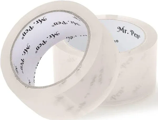 Mr. Pen- Packing Tape, 2Pack, 2in Wide, 60 Yards, 1.9mil, No Smell, Shipping Tap