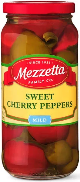 Mezzetta: Deli-sliced Hot Cherry Peppers, 16 Oz