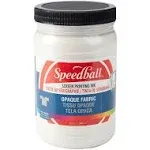 Speedball Fabric Screen Printing Ink - Silver (Opaque), 8 oz, Jar