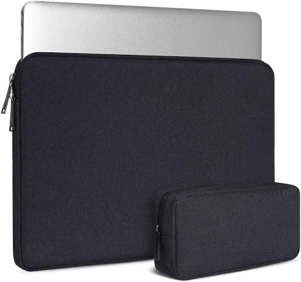 14 Inch Laptop Tablet Sleeve Case for Lenovo Yoga C930 C940 C740/Lenovo Ideapad 14/Lenovo Chromebook S330/Lenovo Thinkpad x1 Carbon 14, Dell XPS 15 9570 9575 7590, with Small Bag, Black