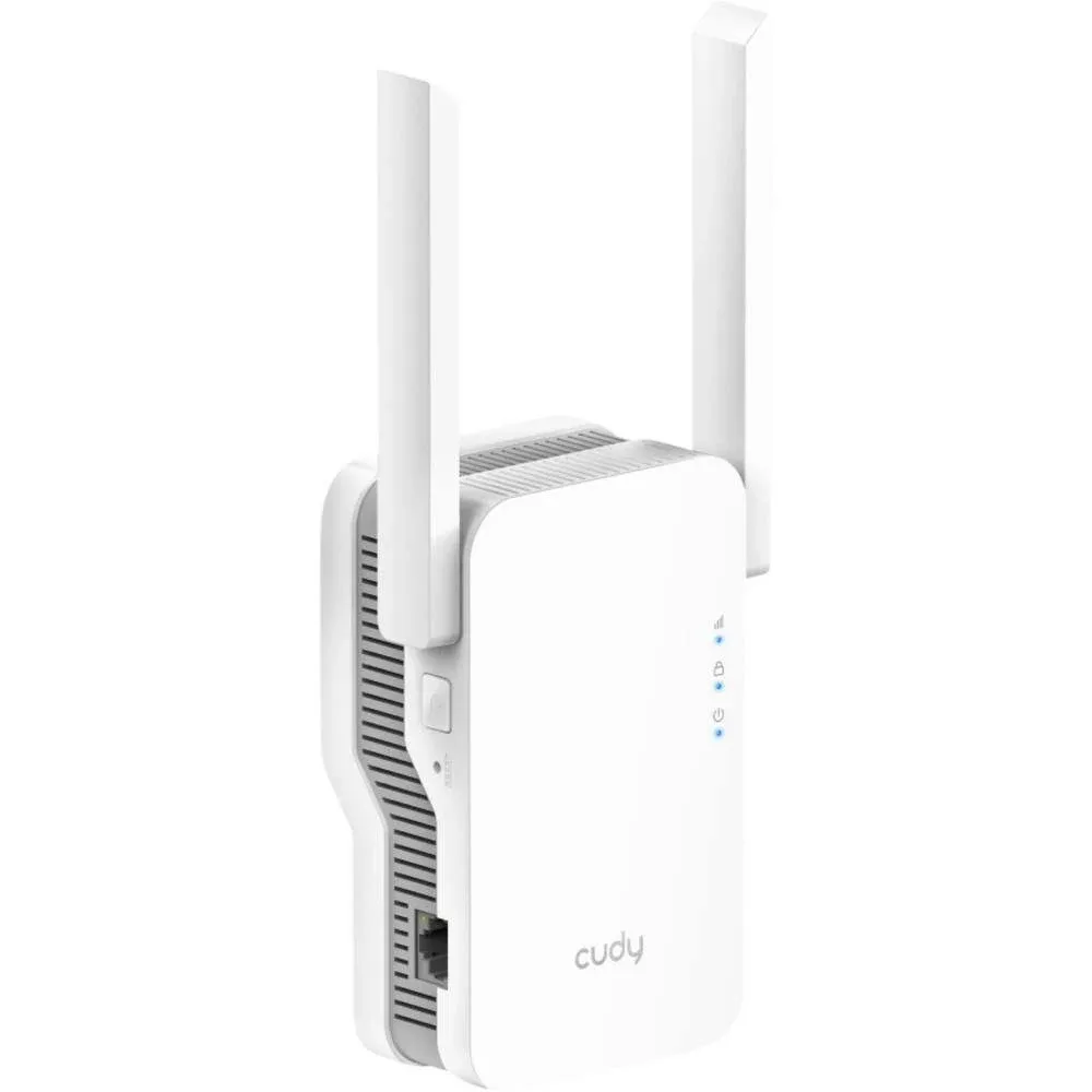 Cudy New AX1800 Mesh WiFi 6 Extender Internet Booster, WiFi 6 Range Extender Covers up to 2000 sq.ft and 30 Devices, Dual Band Repeater up to 1.8Gbps Speed, AP Mode, Gigabit Port, RE1800