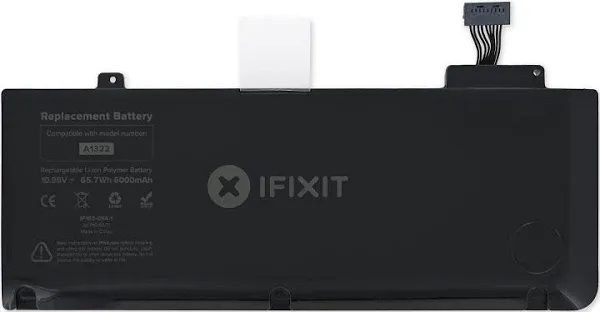 iFixit Battery Compatible with MacBook Pro 13" Unibody (Mid 2009 to Mid 2012)