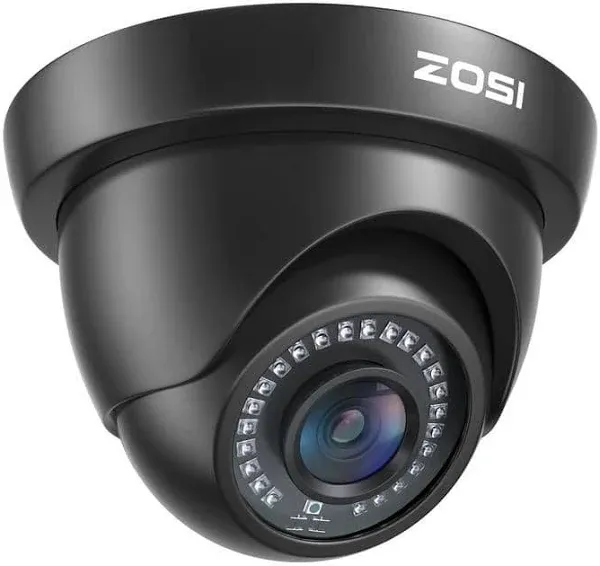 ZOSI Wired 1080p Outdoor/Indoor CCTV TVI Security Camera Compatible for Analog DVR