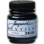 Jacquard Textile Color Fabric Paint 2.25oz (Black)