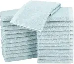 AmazonBasics Washcloth - Pack of 24, Lavender 24-Count New