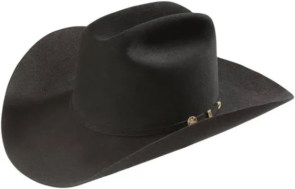 Stetson El Presidente 100x Premier Cowboy Hat Black 7