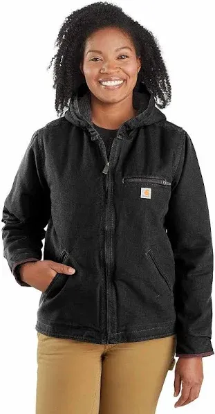 Carhartt Women's Washed Duck Sherpa Lined Jacket