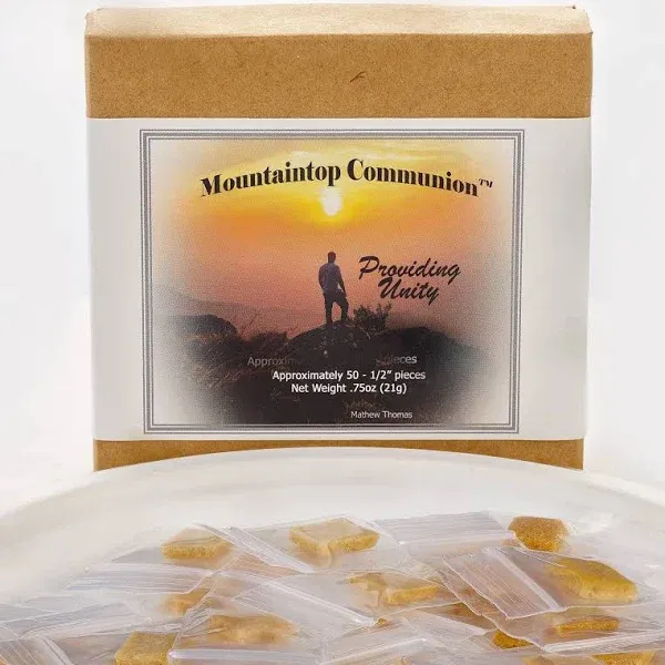 Individually Wrapped Gluten-Free Communion Bread 150 Count