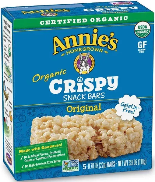 Annie's Organic Original Crispy Snack Bars