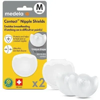 Medela Contact Nipple Shields & Case 20mm