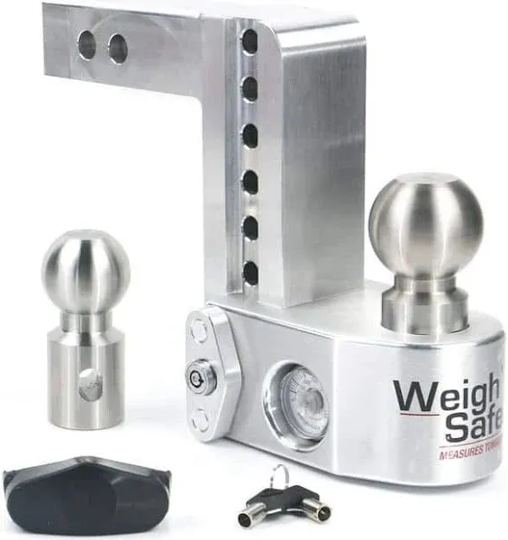 Weigh Safe 4" Drop Hitch with 2" Shank WS4-2