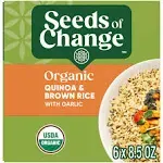 Seeds of Change Quinoa & Brown Rice with Garlic, 8.5 oz, 6 Count