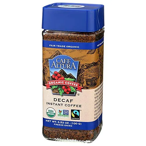 Cafe Altura Organic Fair Trade Decaf Instant Coffee