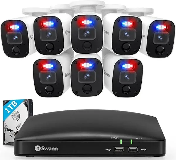 Swann Home 8 Channel 1080p 1TB DVR Security System