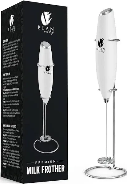 Handheld Electric Milk Frother &amp; Drink Mixer - Kitchen Gift