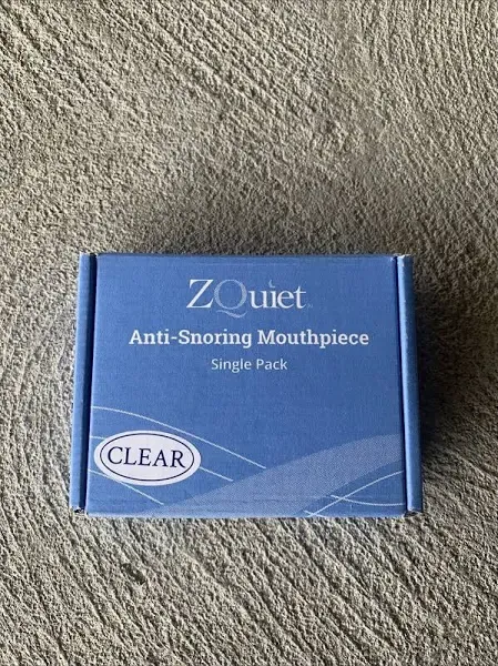 Zquiet Anti-Snoring Mouthpiece Comfort Single Refill