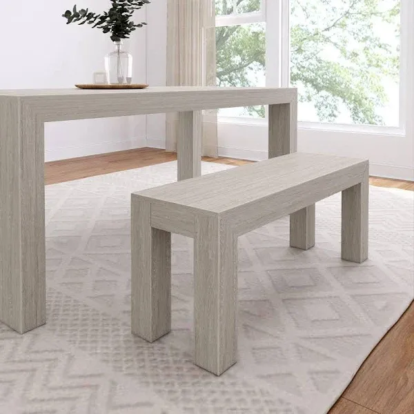 Plank and Beam Modern Dining Bench - N/A