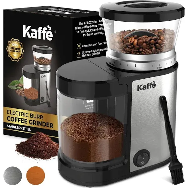 Kaffe Electric Burr Coffee Grinder w/Adjustable Coarseness Settings