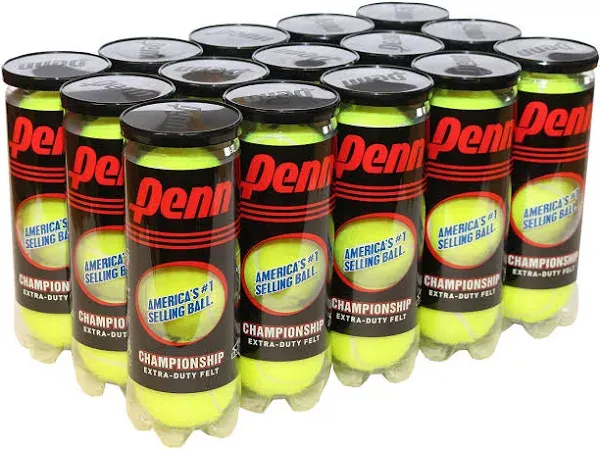 Championship Tennis Balls - Extra Duty Felt Pressurized Tennis Balls