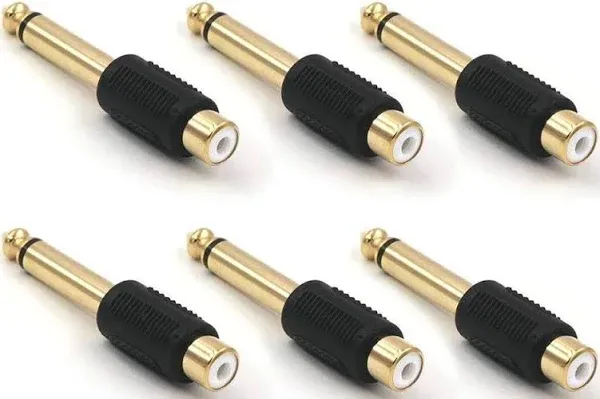 VCE RCA to 1/4" Audio Adapter