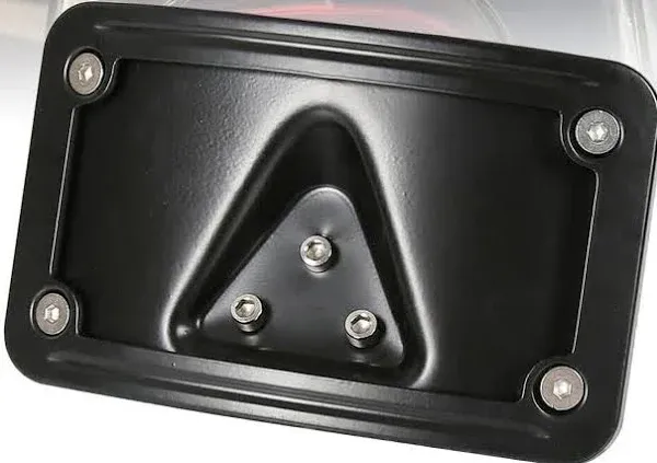 HogWorkz Laydown / Curved License Plate Mount For Harley 1973-2024