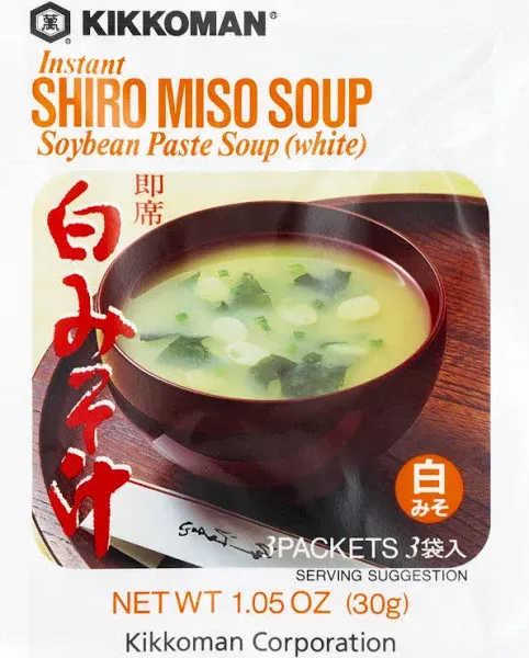 KIKKOMAN: Instant Shiro Miso Soup, 1.05 oz