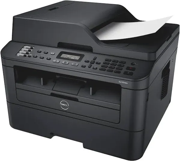 Dell E515dn All in One Monochrome Laser Network Printer Copier Scanner  W/ Toner