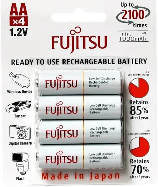 Fujitsu AA Rechargeable Battery